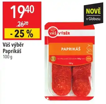 Globus Váš výběr Paprikáš nabídka