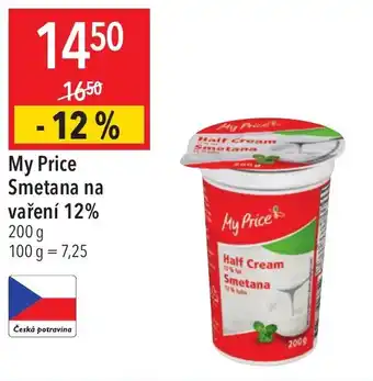 Globus My Price Smetana na vaření 12% nabídka