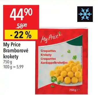 Globus My Price Bramborové krokety nabídka