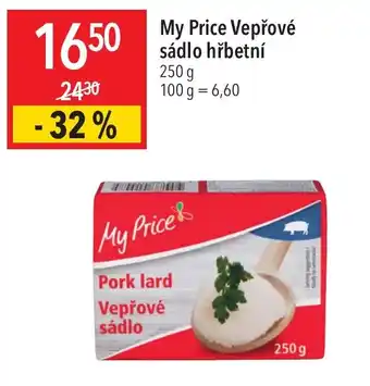 Globus My Price Vepřové sádlo hřbetní nabídka