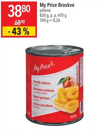 Globus My Price Broskve nabídka