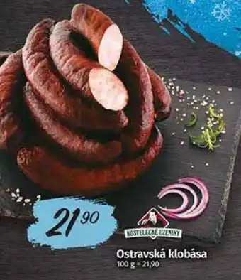COOP TIP Ostravská klobása nabídka