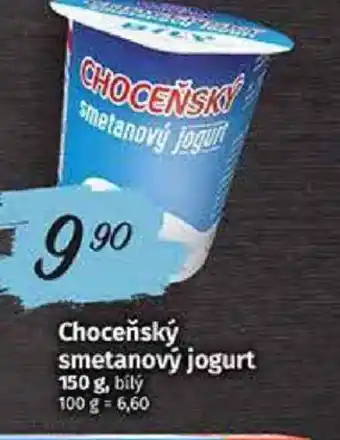 COOP TIP Choceňský smetanový jogurt 150 g nabídka