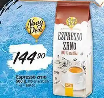 COOP TIP Espresso zrno 500 g nabídka