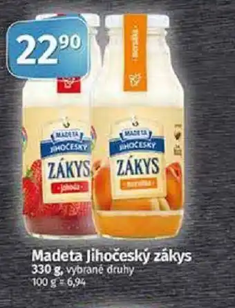 COOP TIP Madeta Jihočeský zákys 330 g nabídka