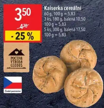 Globus Kaiserka cereální nabídka