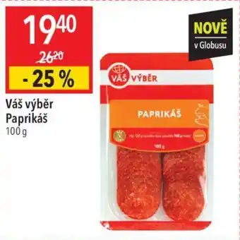 Globus Váš výběr Paprikáš nabídka