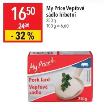 Globus My Price Vepřové sádlo hřbetní nabídka
