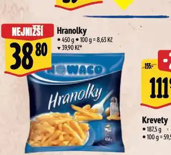 Albert Nowaco hranolky nabídka