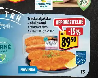 Albert Treska aljašská -obalovaná nabídka