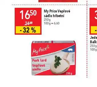 Globus Vepřové sádlo hřbetní nabídka
