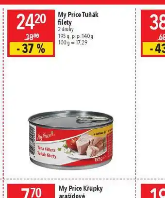 Globus My price tuňák filety nabídka