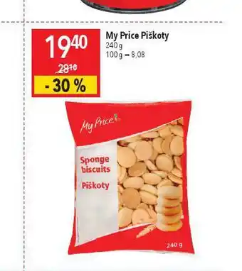 Globus My price piškoty nabídka