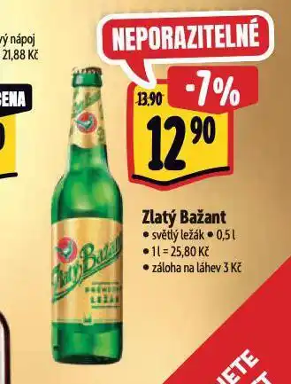 Albert Pivo zlatý bažant nabídka