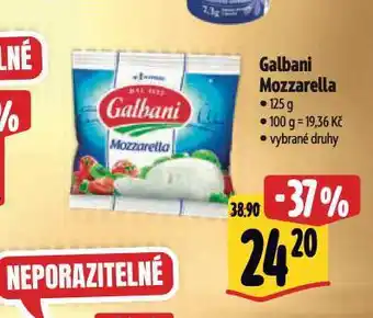Albert Galbani mozzarella sýr nabídka