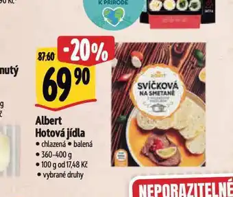 Albert Hotová jídla nabídka