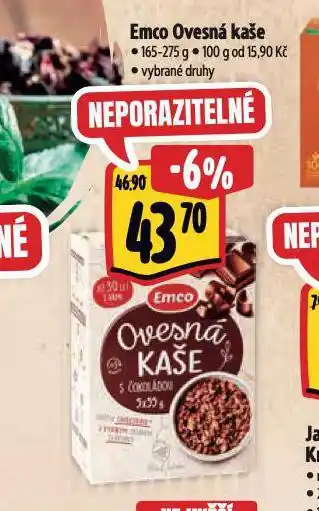 Albert Emco ovesná kaše nabídka