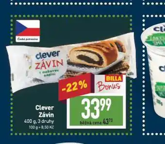 Billa Clever závin nabídka