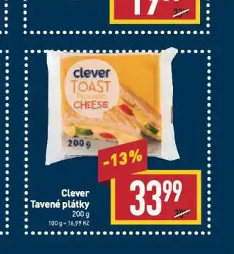 Billa Clever tavené plátky nabídka