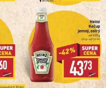 Billa Heinz kečup nabídka