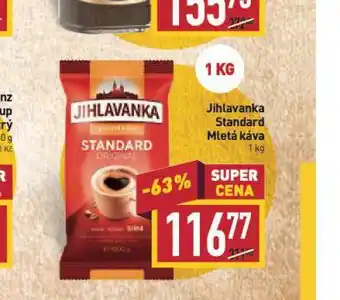 Billa Jihlavanka standard mletá káva nabídka