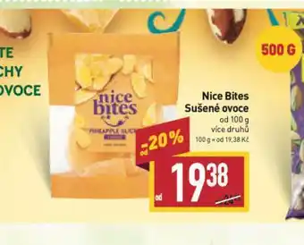 Billa Nice bites sušené ovoce nabídka