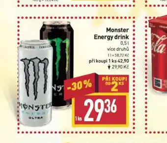 Billa Monster energy drink nabídka