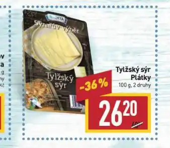 Billa Tylžský sýr plátky nabídka