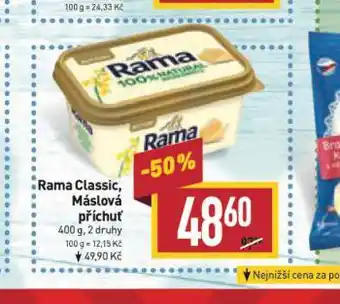Billa Rama classic, máslová příchuť nabídka