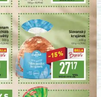 Billa Slovanský krajánek nabídka