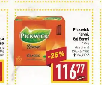 Billa Pickwick ranní, čaj černý nabídka