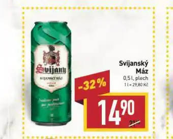 Billa Pivo svijanský máz nabídka