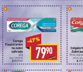 Billa Corega fixační krém na zubní náhrady nabídka