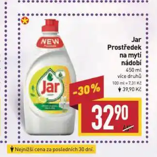Billa Jar prostředek na mytí nádobí nabídka