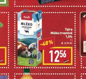 Billa Trvanlivé mléko 1,5% nabídka