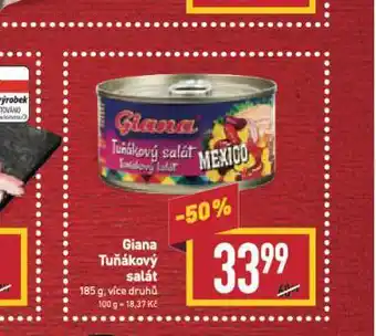 Billa Giana tuňákový salát nabídka
