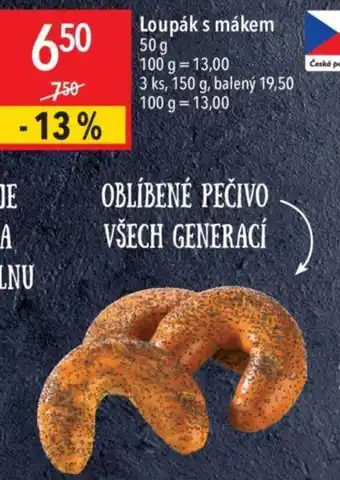 Globus Loupák s mákem nabídka