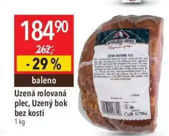 Globus Uzená rolovaná plec, Uzený bok bez kosti nabídka