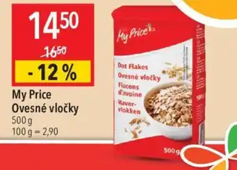Globus My Price Ovesné vločky nabídka