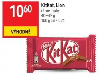 Globus KitKat, Lion nabídka
