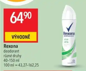 Globus Rexona deodorant nabídka