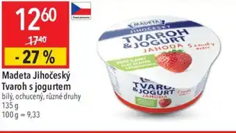 Globus Madeta Jihočeský Tvaroh s jogurtem nabídka