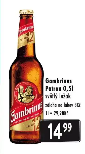 Qanto Gambrinus Patron 0,5L nabídka