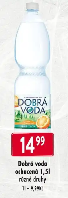 Qanto Dobrá voda ochucená 1,5L nabídka