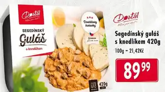 Segedínský guláš s knedlíkem 420g