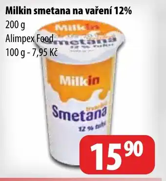 Partner Maloobchodní síť Milkin smetana na vaření 12% nabídka