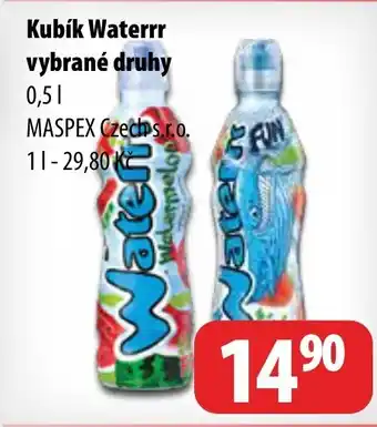 Partner Maloobchodní síť Kubík Waterrr vybrané druhy nabídka