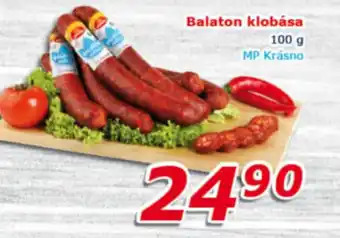 ESO MARKET Balaton klobása nabídka