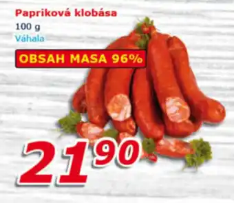ESO MARKET Papriková klobása nabídka