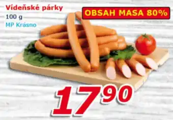 ESO MARKET Vídeňské párky nabídka